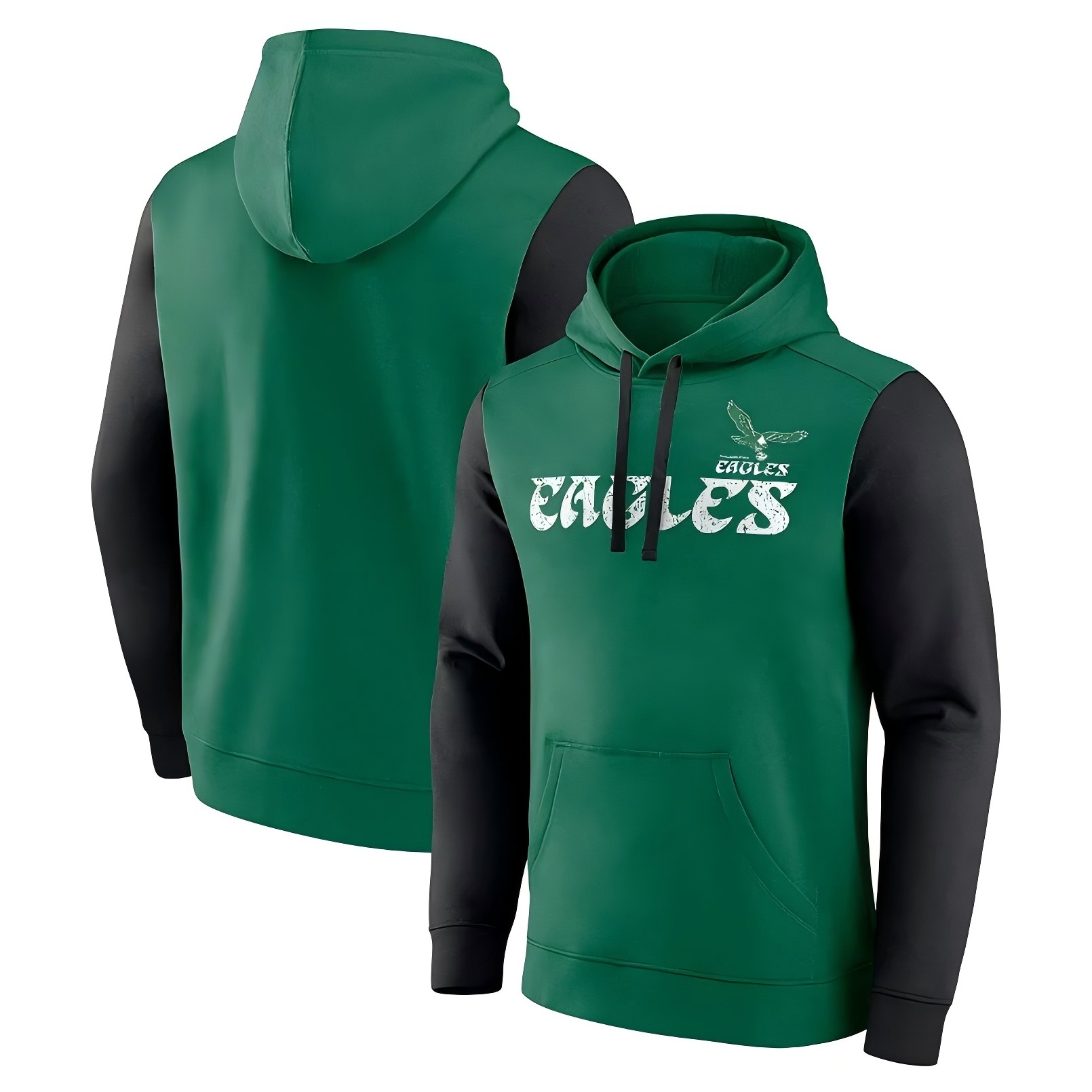 Men Philadelphia Eagles green 9 NFL 2024 hoodie